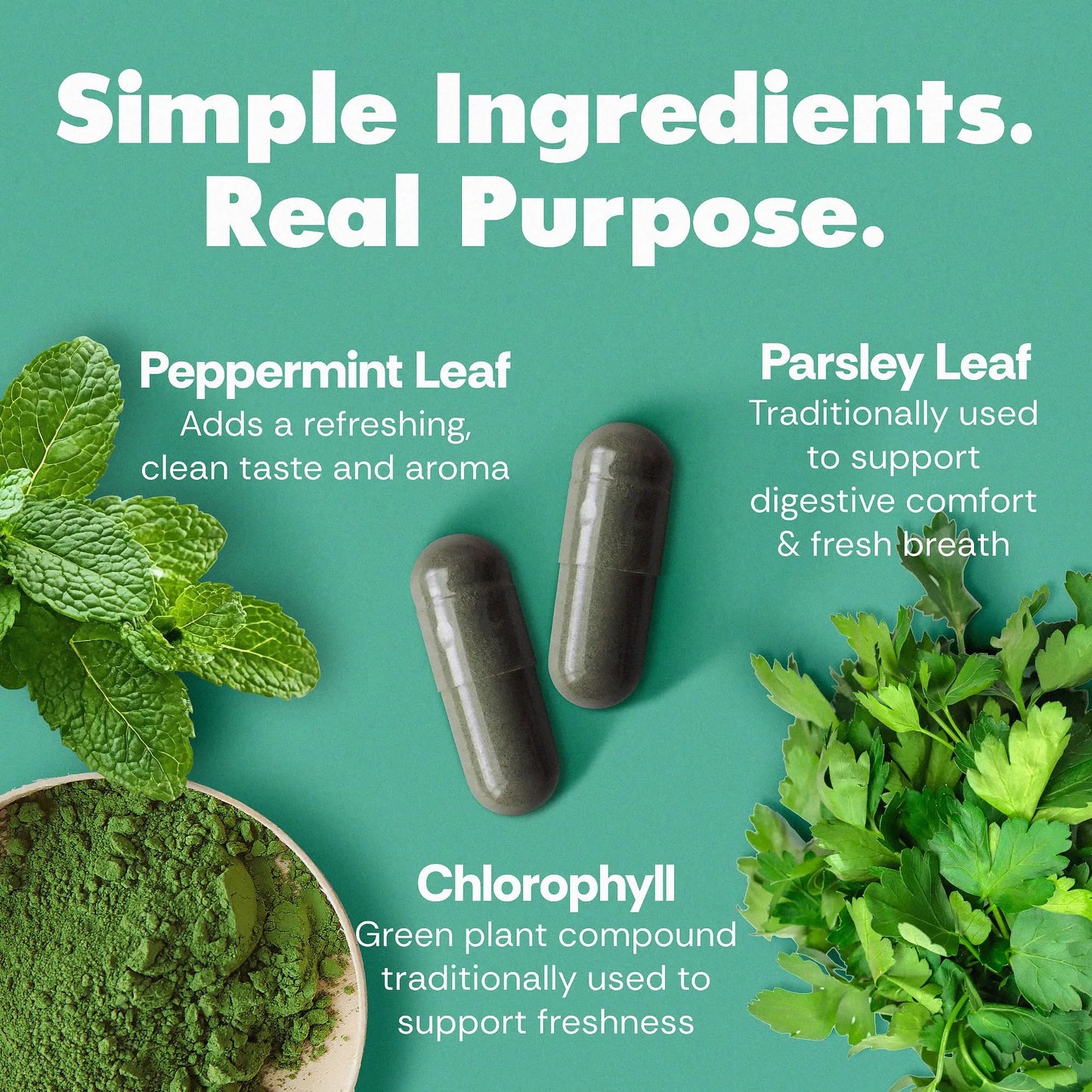 Her Fantasy Box | Body Magic | Chlorophyll Pill for Feminine Odor - 3 Pack