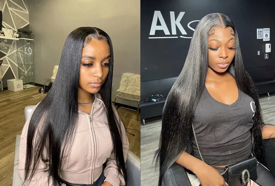 High Density Bone Straight Human Hair Hd Lace Frontal Wigs 30 Inch 13x6 100% Brazilian Choice For Women Cheap On Sale Clearance