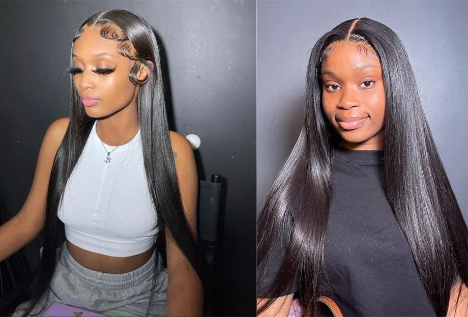 High Density Bone Straight Human Hair Hd Lace Frontal Wigs 30 Inch 13x6 100% Brazilian Choice For Women Cheap On Sale Clearance