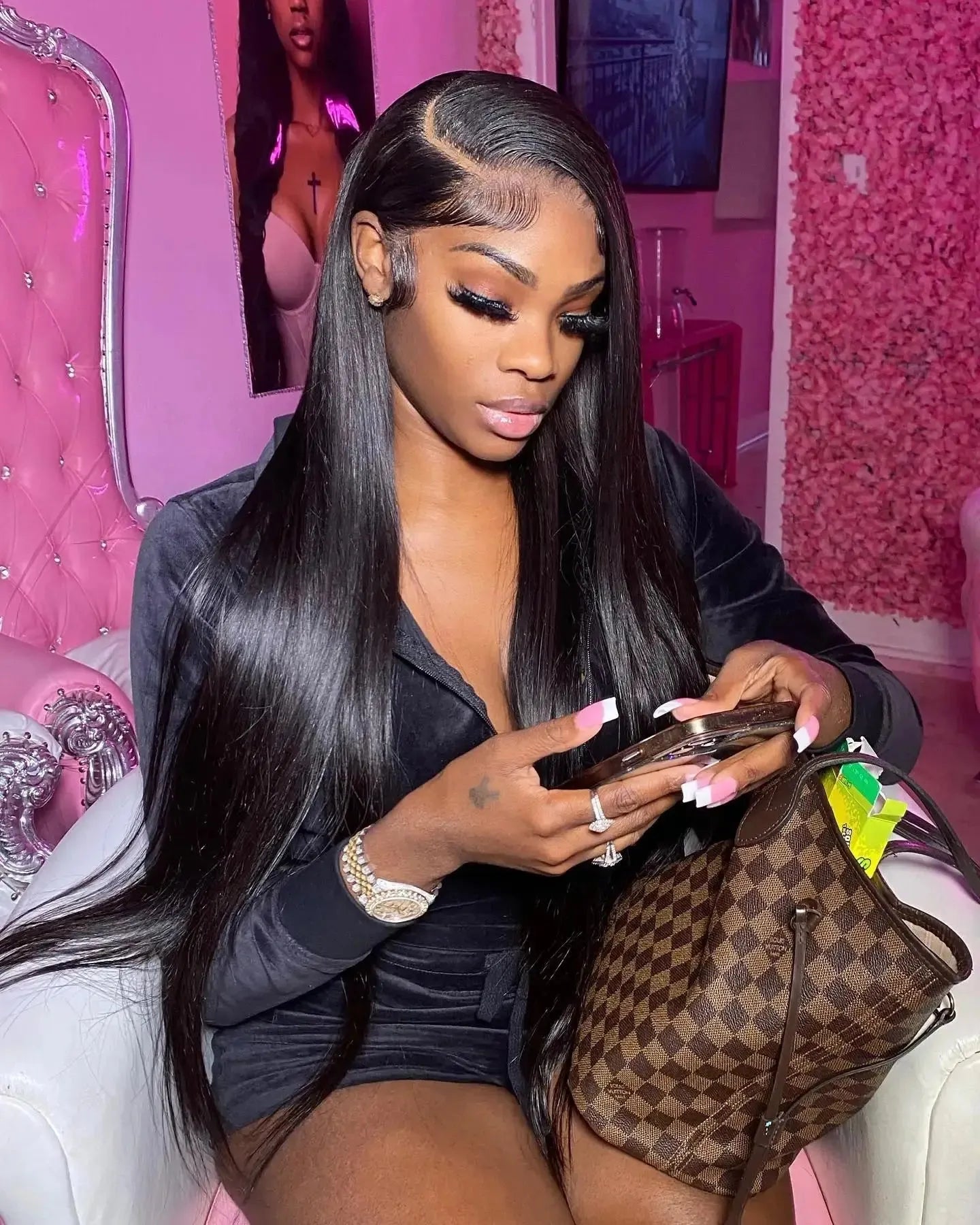 High Density Bone Straight Human Hair Hd Lace Frontal Wigs 30 Inch 13x6 100% Brazilian Choice For Women Cheap On Sale Clearance