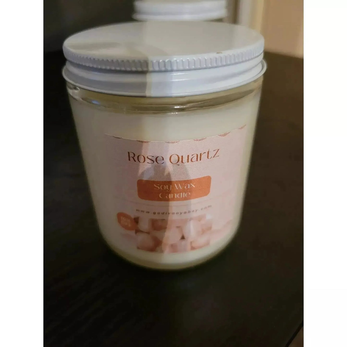 Scented Candles Rose Quartz Candle - Godiva Oya Bey