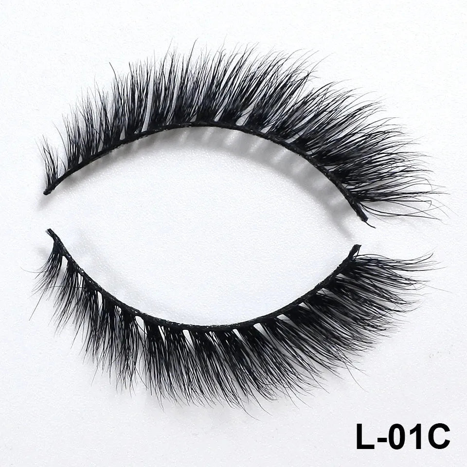 NEW Mink Eyelashes 10mm-18mm Short Natural 3d Mink Lashes Wholesale Bulk Winged Cateye Lashes