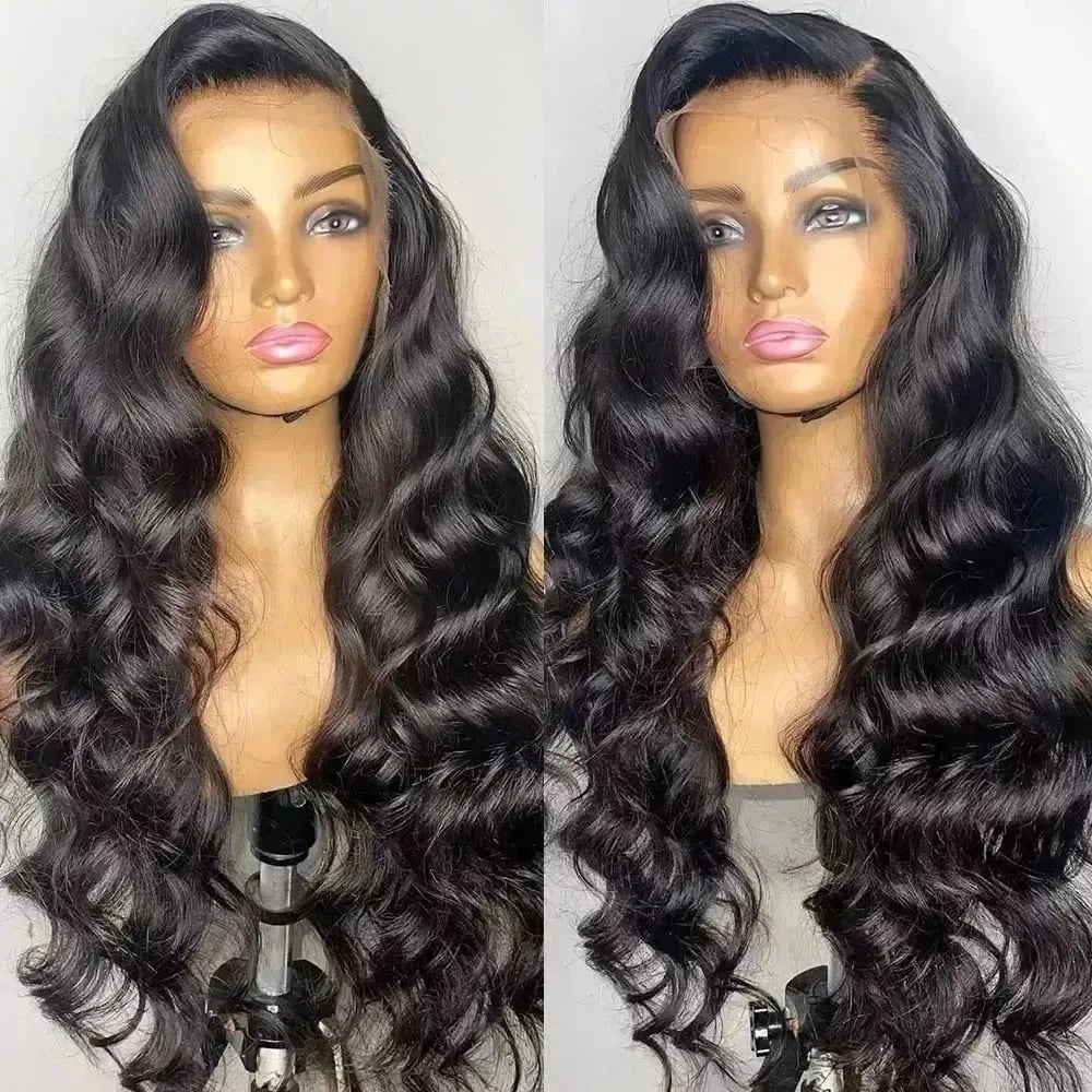 Brazilian Lace Front Human Hair Wigs 13x6 Body Wave Hd Lace Wig 360 Full Lace Wig Pre Plucked Transparent Lace Frontal Wig - Godiva Oya Bey