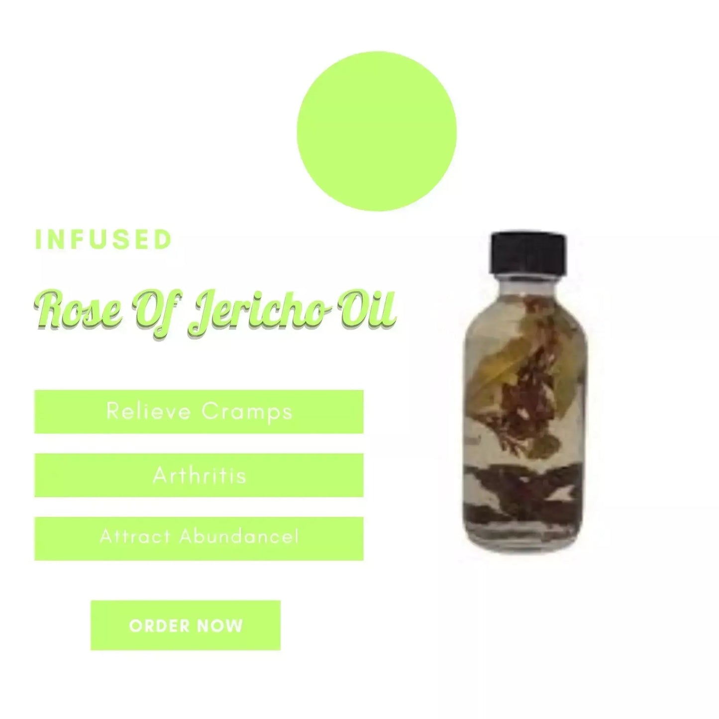 Infused Rose Of Jericho oil - Godiva Oya Bey