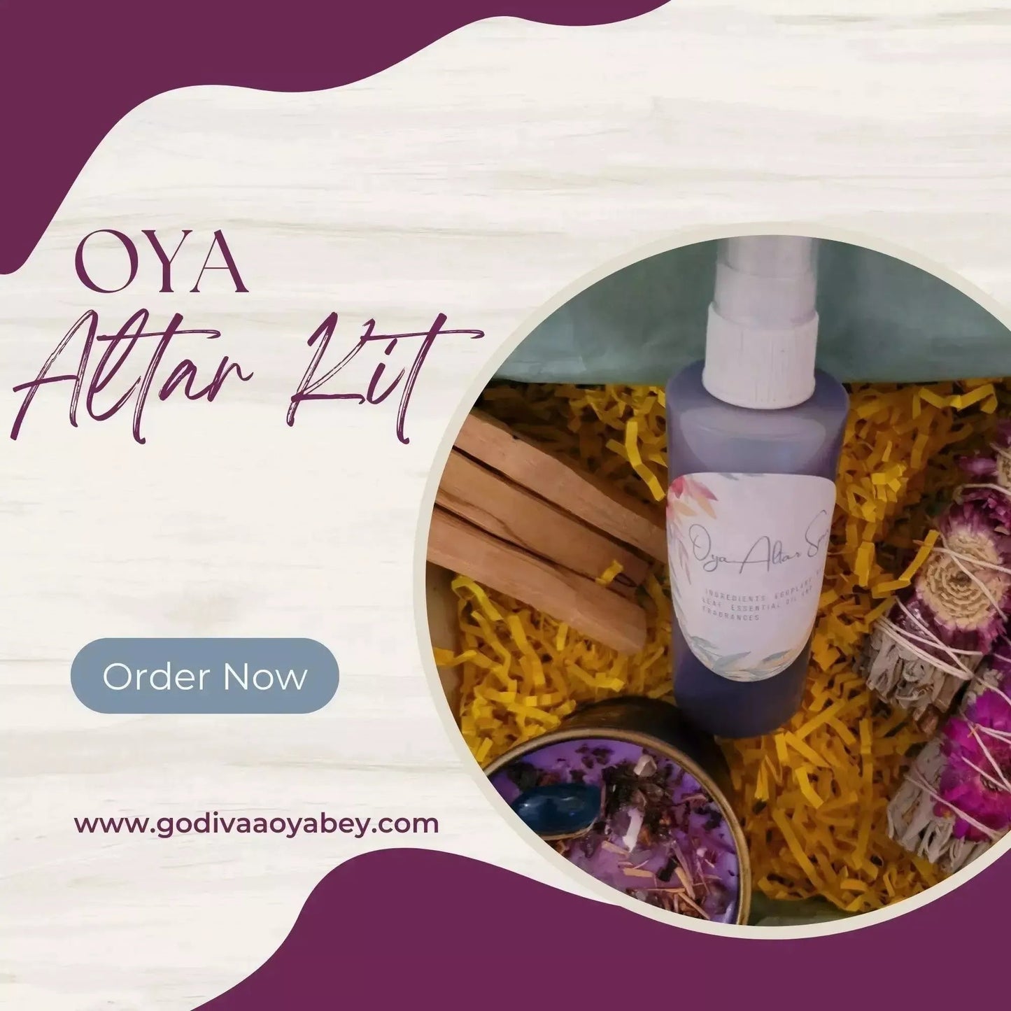 Oya Altar Kit - Godiva Oya Bey