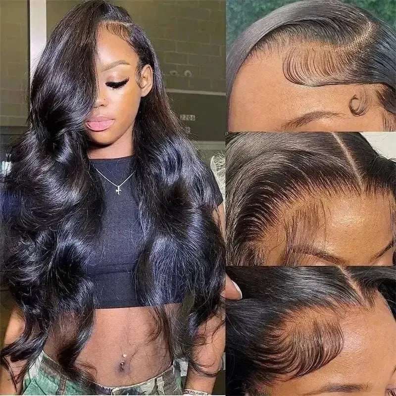 Princess wig 13x4 HD Frontal Lace Body Wave Front Lace Wig Pre Plucked 360 Front Lace Wig Human Hair Wig For Women brazilian wig - Godiva Oya Bey