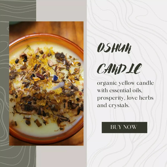 Scented candles OSHUN CANDLE - Godiva Oya Bey