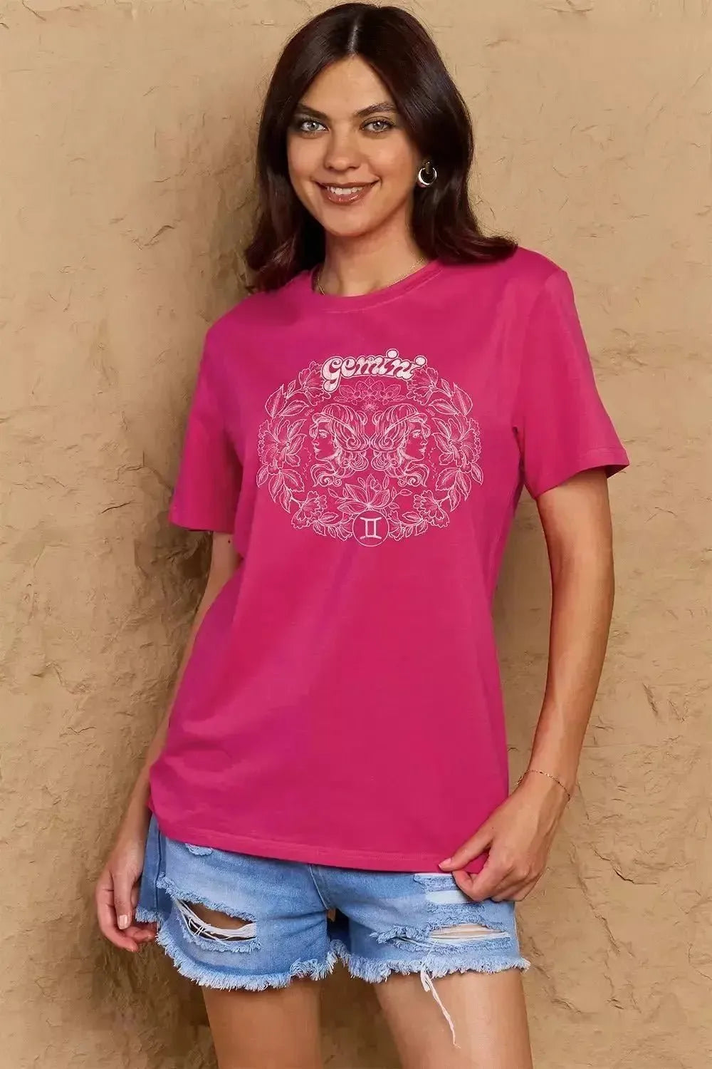 Simply Love Full Size GEMINI Graphic T-Shirt - Godiva Oya Bey