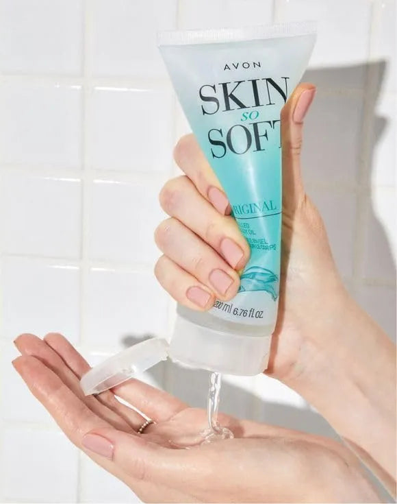 Avon Skin So Soft Original Gelled Body Oil with Jojoba Oil, 24-Hour Hydration, Fresh Herbal Scent, Dermatologist Tested, Absorbs Instantly – 6.76 fl. oz.