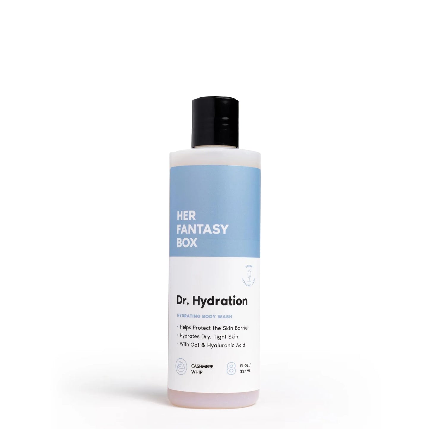 Her Fantasy Box | Dr. Hydration Moisturizing Body Wash – Ultra-Hydrating Cleanser with Hyaluronic Acid & Aloe, Gentle Daily Wash for Soft, Smooth-Feeling Skin, Vegan & pH Balanced (8 oz)