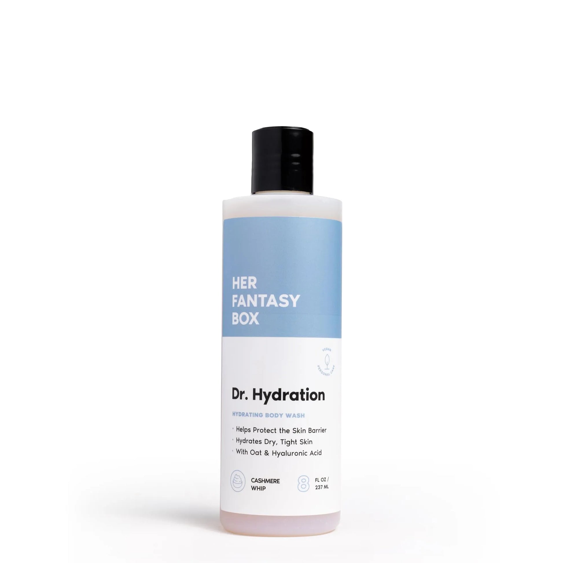 Her Fantasy Box | Dr. Hydration Moisturizing Body Wash – Ultra-Hydrating Cleanser with Hyaluronic Acid & Aloe, Gentle Daily Wash for Soft, Smooth-Feeling Skin, Vegan & pH Balanced (8 oz)