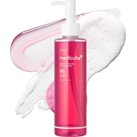 medicube PDRN Jelly to Foam Cleanser | Low pH Hydrating Daily Face Wash for All Skin Types | With PDRN, Collagen & LHA | Gentle Pore Care & Radiant, Balanced-Looking Skin | Korean Skincare | 200ml