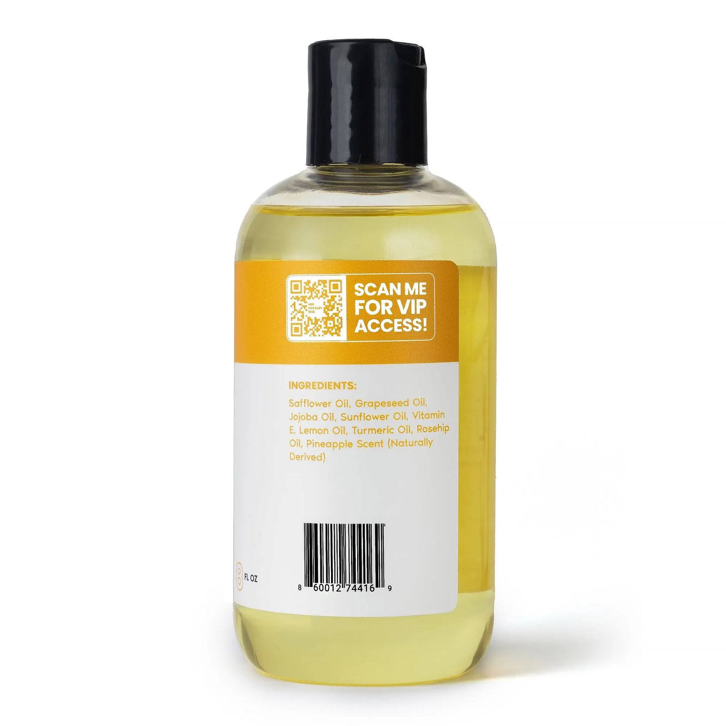 Her Fantasy Box | Body Splash Hydrating Body Oil (Pineapple Creme) - Moisturizing, Non-Greasy Formula for Soft, Smooth Skin - All-Natural, Lightweight & Nourishing
