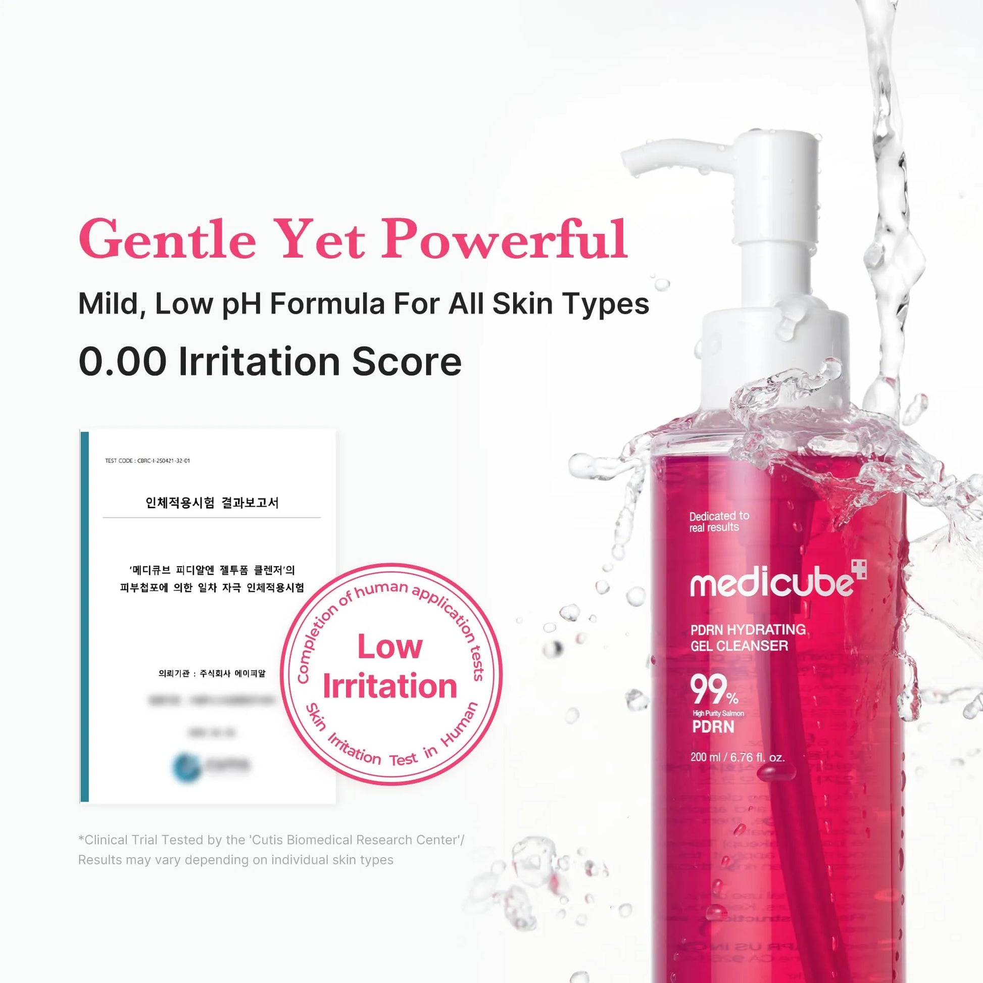 medicube Gentle Cleansing Duo: Zero Foam Cleanser and PDRN Jelly to Foam Cleanser | Deep and Hydrating Skincare, Korean Skincare