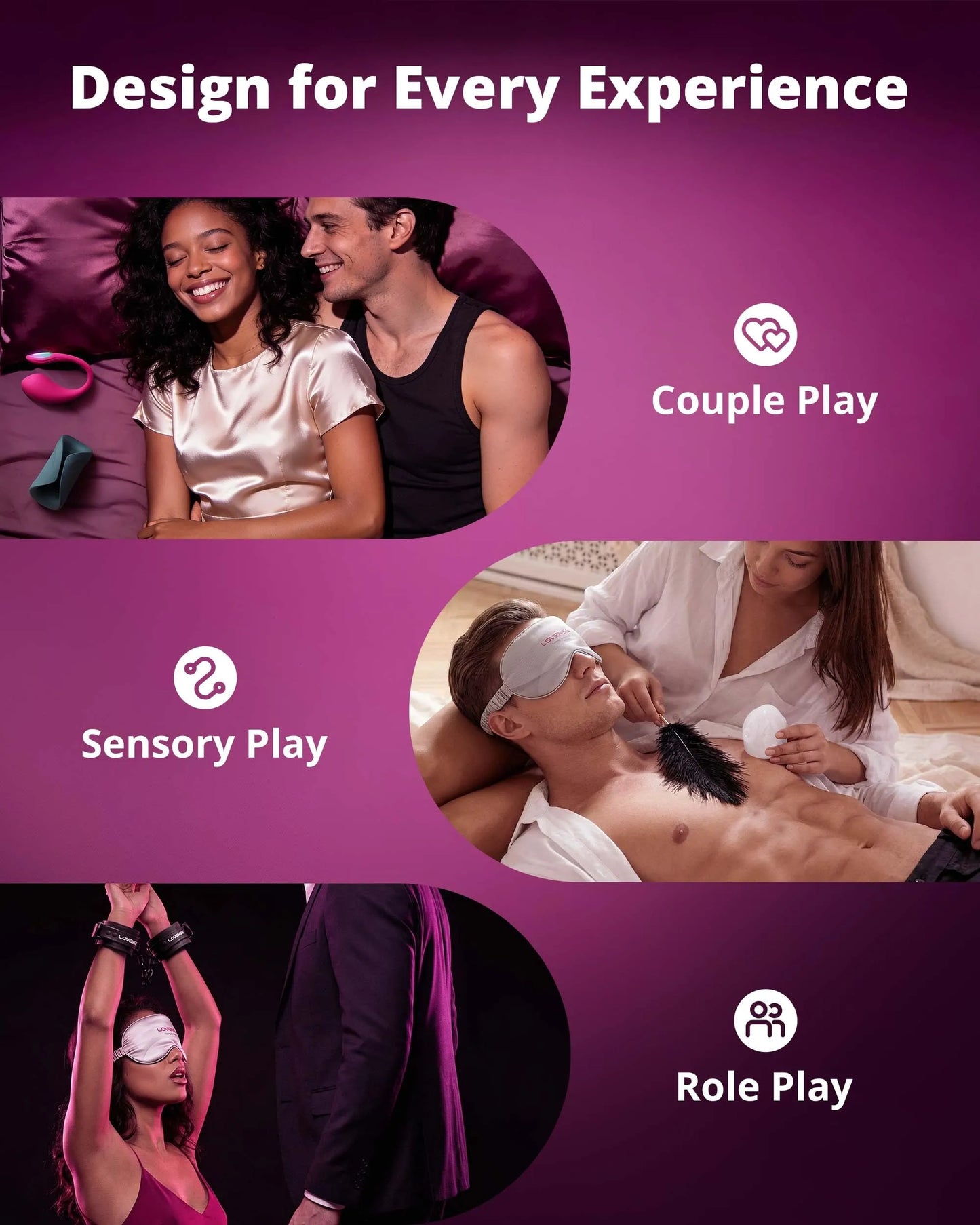 LOVENSE Lover Set - 2026 App Controlled Couples Kit, Waterproof Body-Safe Lush 4 Wearable Vibrator, Gush 2 Male Masturbator and Accessories, Long Distance Relationship Toys, Premium Couples Gift Set