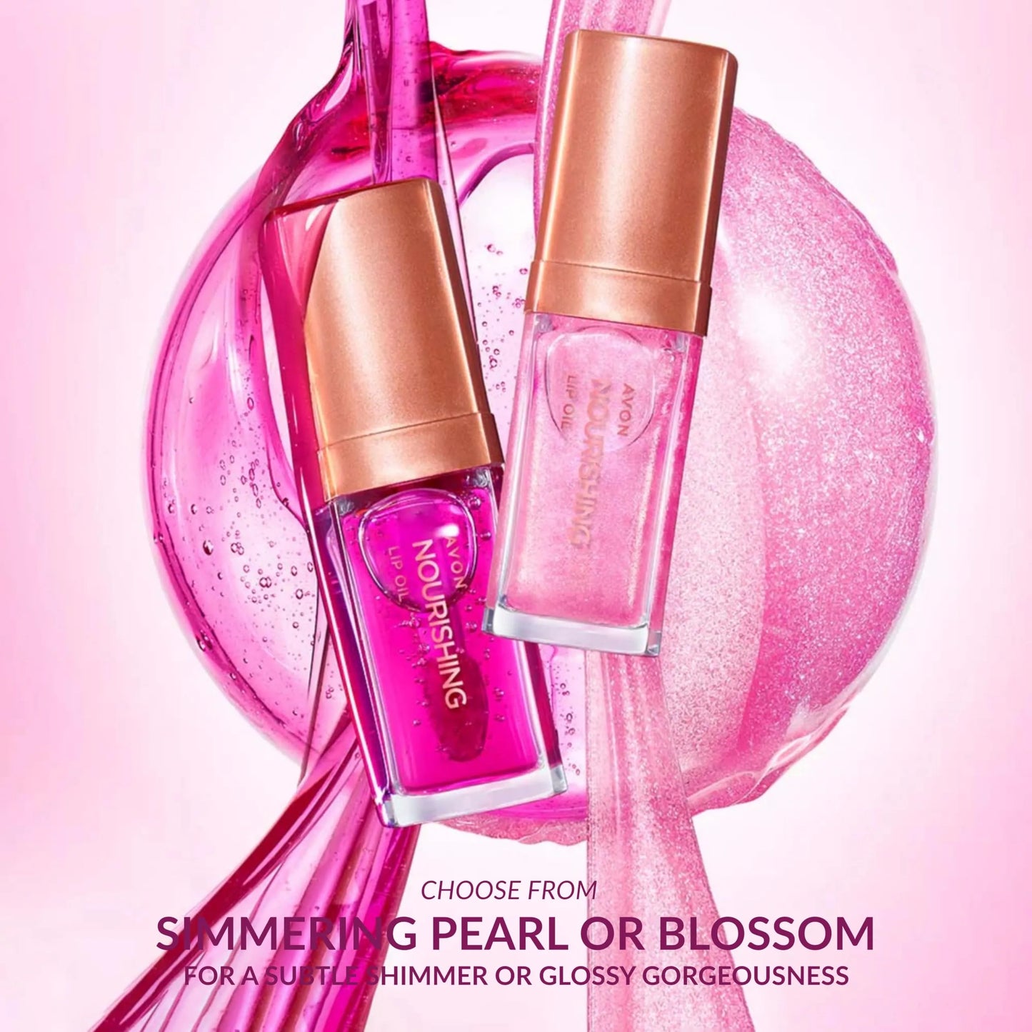 Avon True Nourishing Lip Oil (Shimmering Petal)