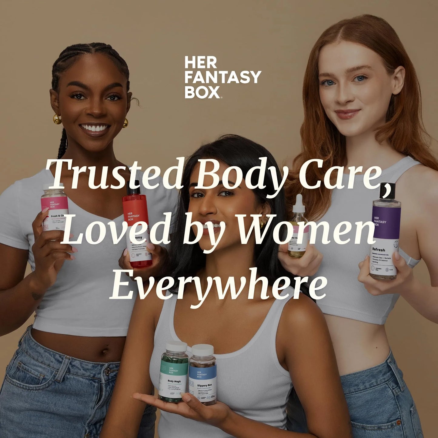 Her Fantasy Box | Body Splash Hydrating Body Oil (Pineapple Creme) - Moisturizing, Non-Greasy Formula for Soft, Smooth Skin - All-Natural, Lightweight & Nourishing