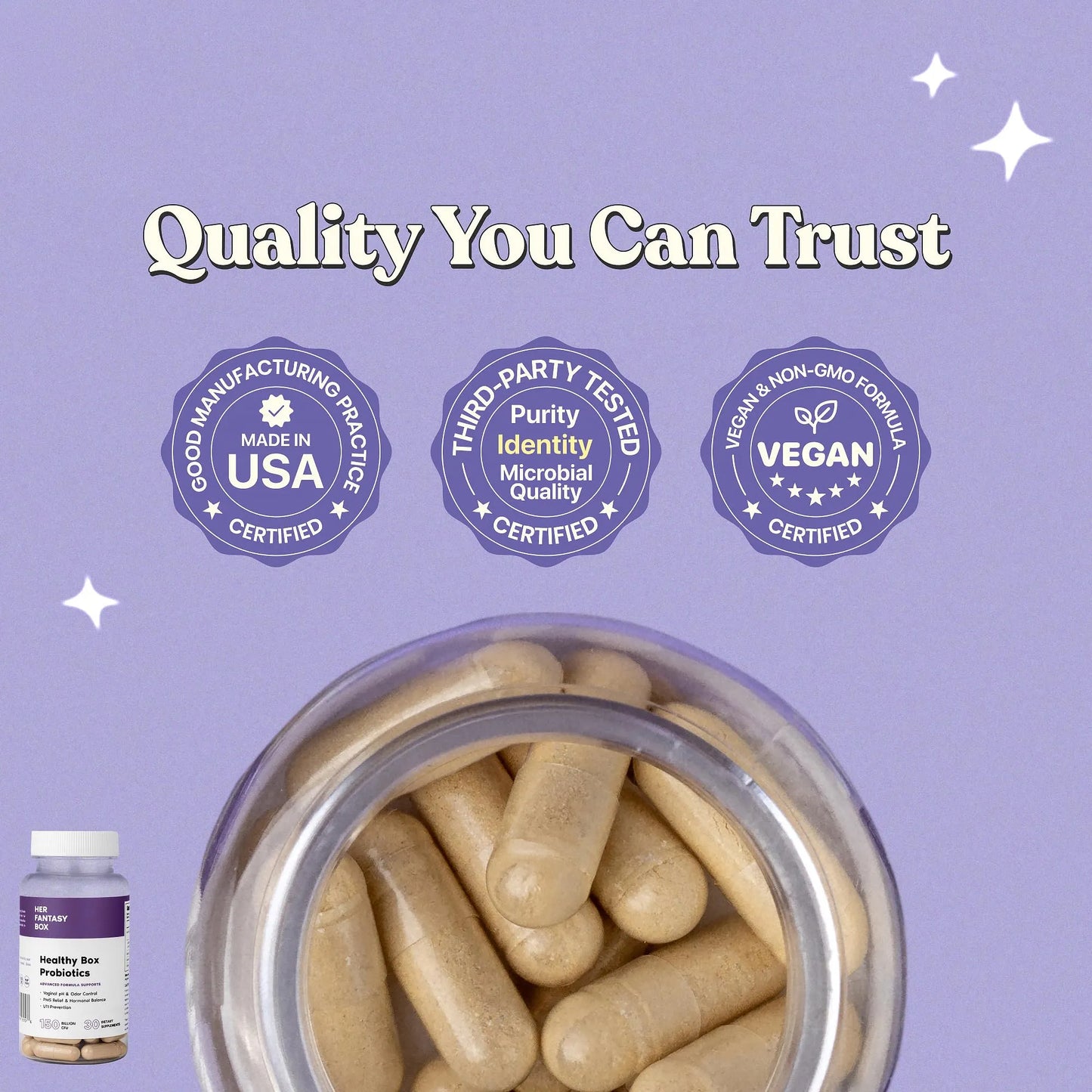 Her Fantasy Box | Healthy Box Probiotics 3 Pack