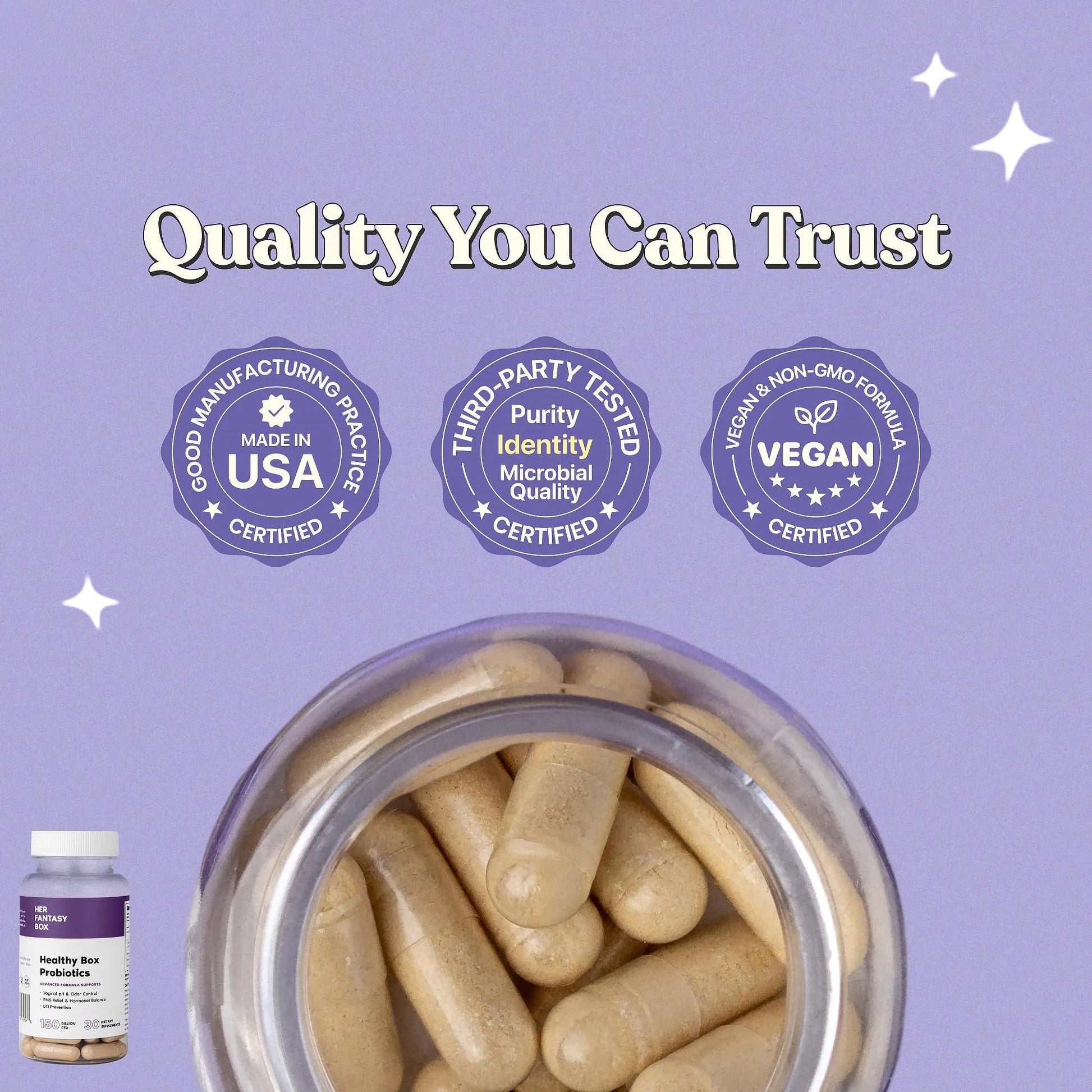 Her Fantasy Box | Healthy Box Probiotics 3 Pack