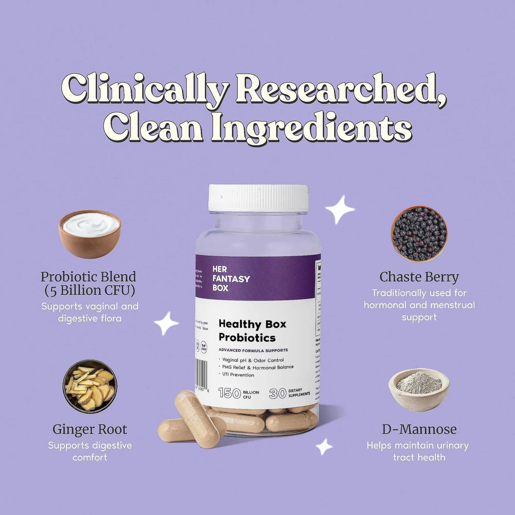 Her Fantasy Box | Healthy Box Probiotics 3 Pack