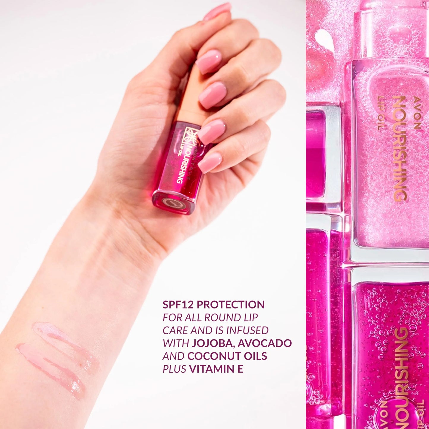 Avon True Nourishing Lip Oil (Shimmering Petal)