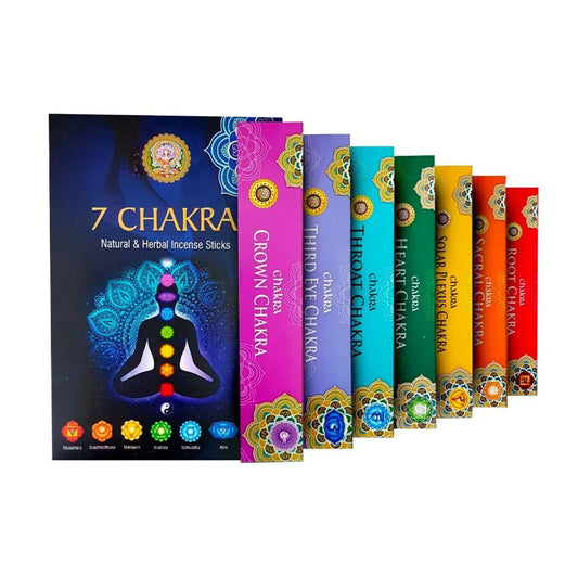 7 Chakra Incense Sticks Gift Pack