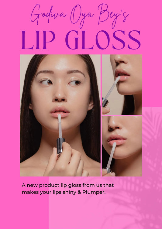 Godivaz Vegan Collagen Lip Gloss Rose Color