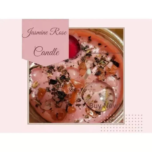 Scented candles. Jasmine Rose Chakra Candle - Godiva Oya Bey