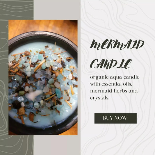 Scented candles. Mermaid Candle - Godiva Oya Bey
