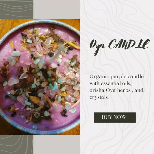 Scented candles. OYA BLESSED CANDLE - Godiva Oya Bey