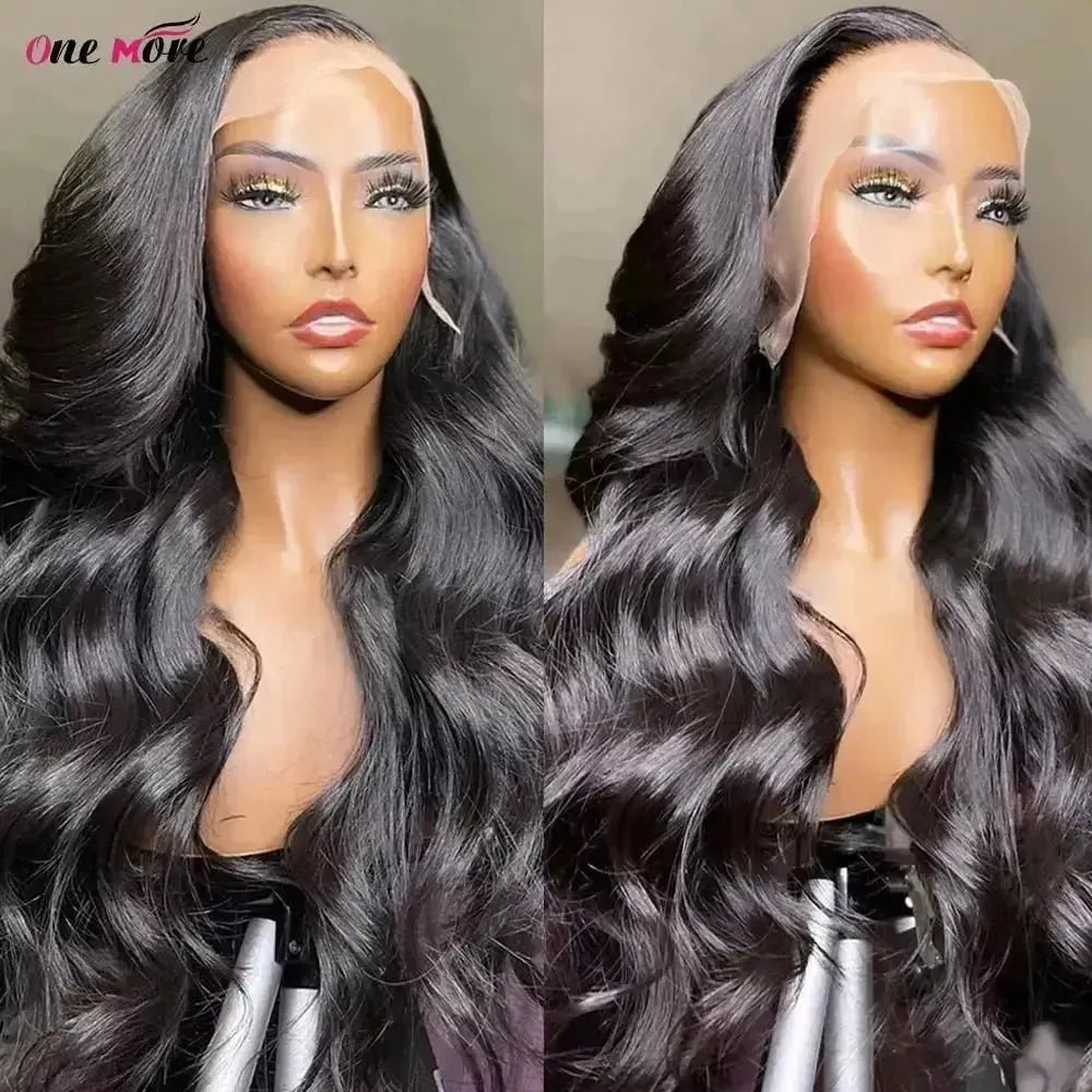 360 Full Lace Wig Human Hair Pre Plucked Glueless Body Wave Lace Front Wig 13x4 13x6 HD Lace Frontal Wig 4x4 Closure Wig - Godiva Oya Bey