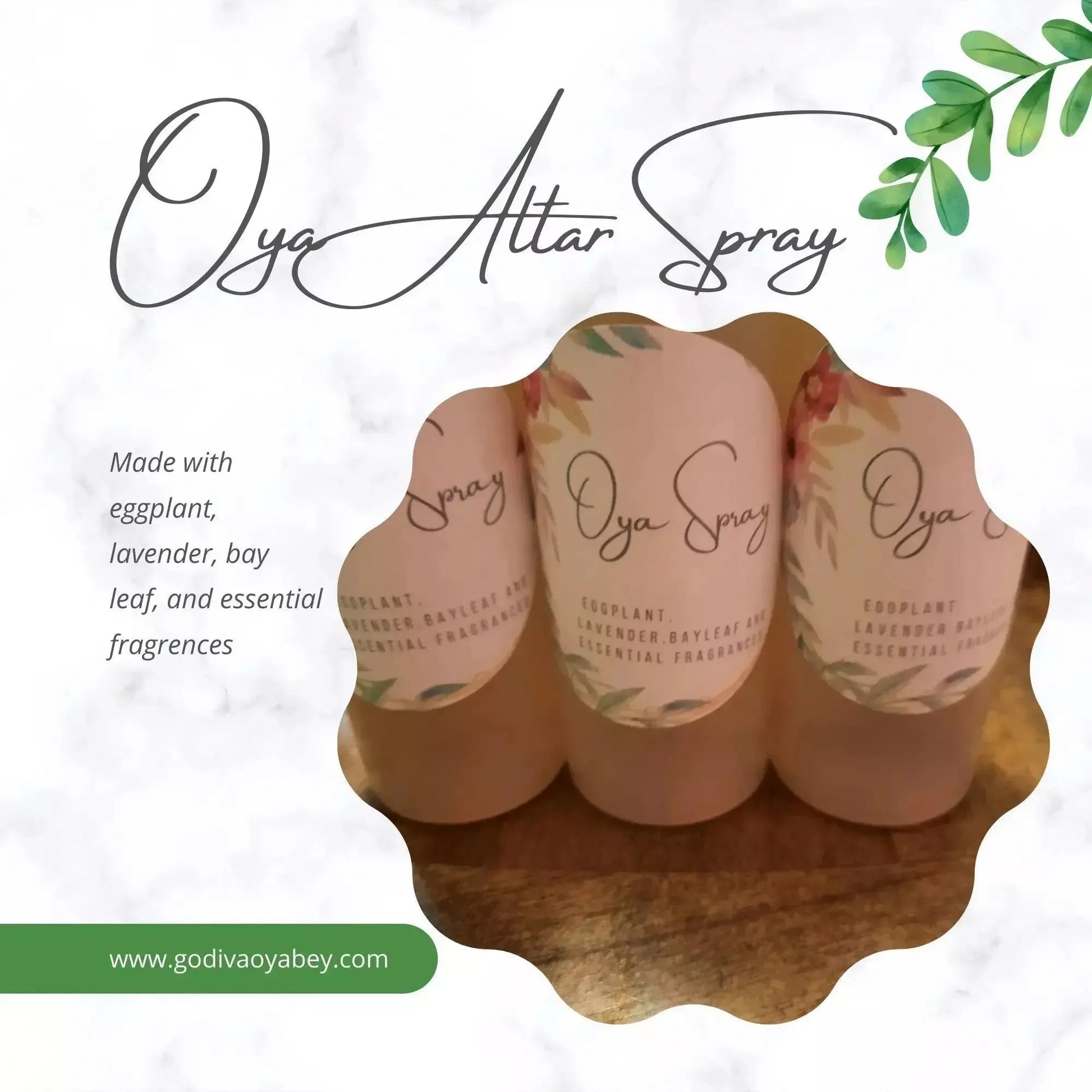 Best room spray. Oya Altar Spray - Godiva Oya Bey