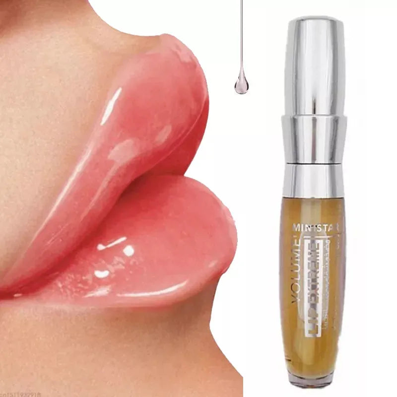 Sexy 3D Lip Plump Big Lips Transparent Makeup Long Lasting Waterproof Moisturizer Winter Lip Plumper Extreme Gloss Lipgloss