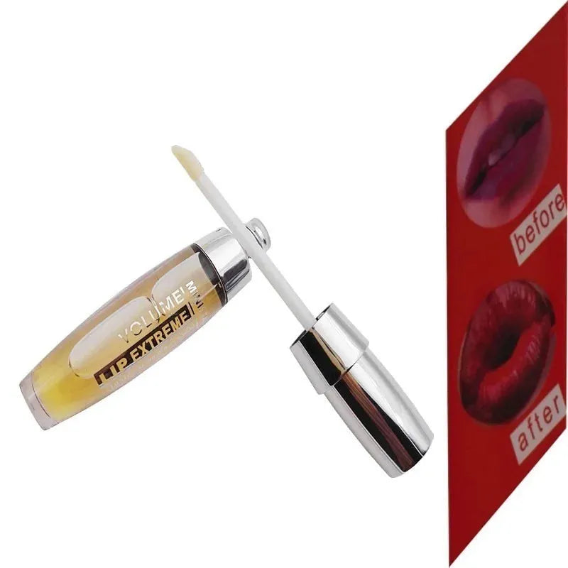Sexy 3D Lip Plump Big Lips Transparent Makeup Long Lasting Waterproof Moisturizer Winter Lip Plumper Extreme Gloss Lipgloss