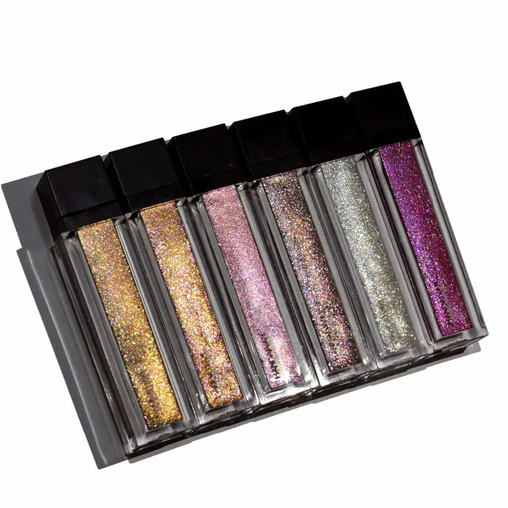 Glitter Lip Gloss Lips Makeup Matte Liquid Lipstick Waterproof Cosmetics Shimmer Metallic Lipgloss Shine Glosses Without Box