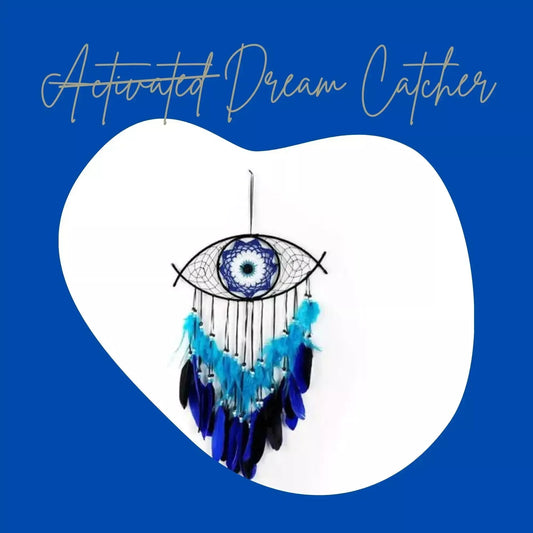 Activated Dream Catcher 2 Devil's Eyes - Godiva Oya Bey