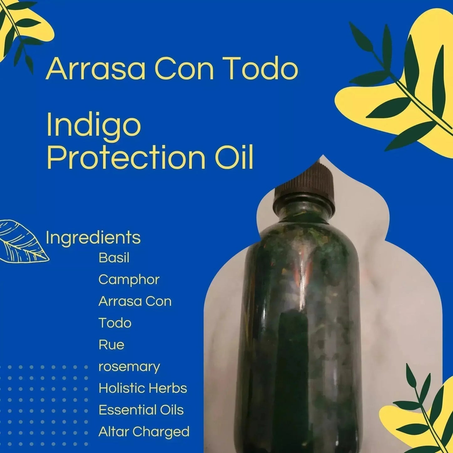 Arrasa Con Todo Indigo Protection Oil - Godiva Oya Bey