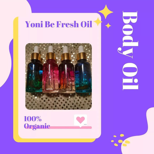 Best massage oil. Yoni Be Fresh Oil - Godiva Oya Bey