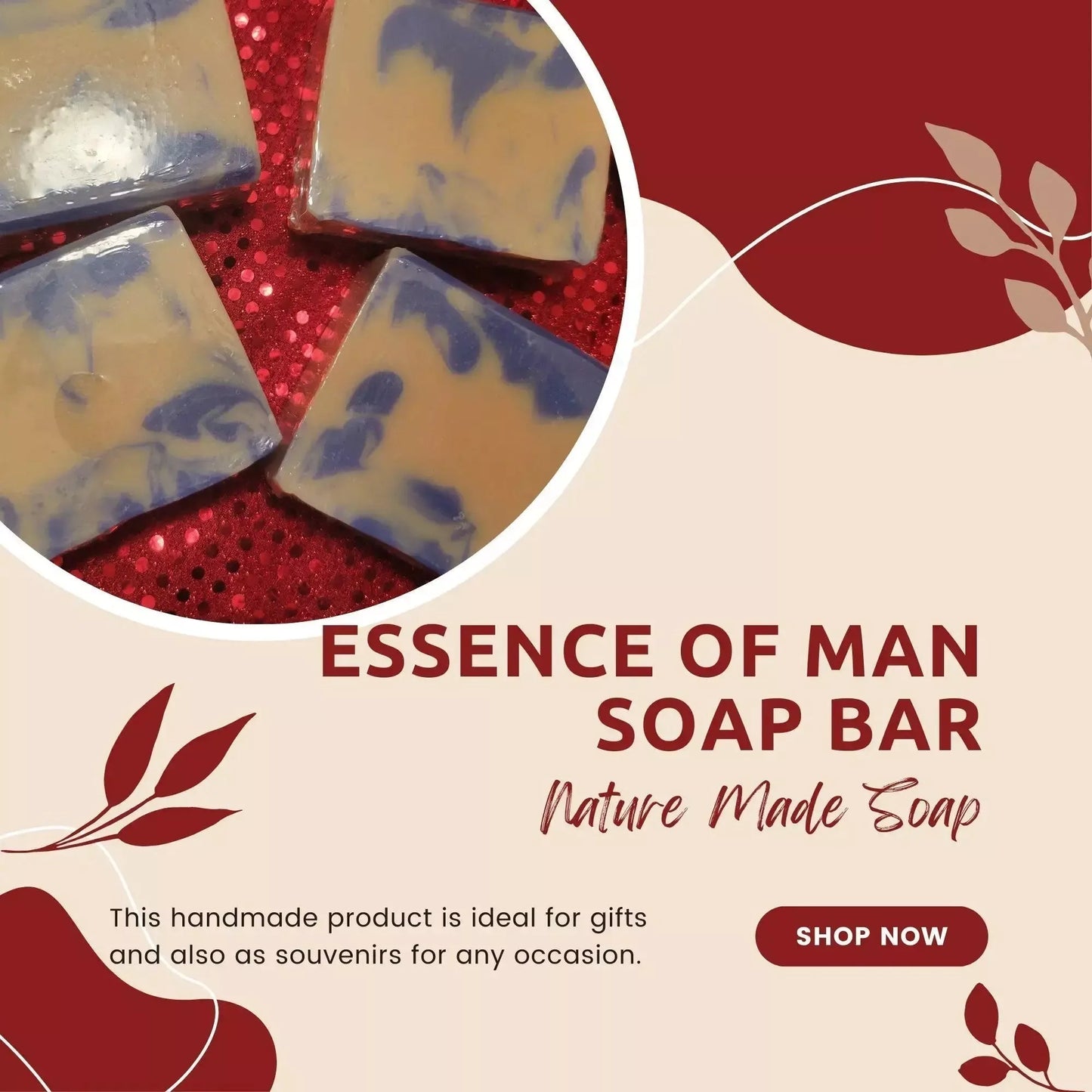 Best mens bar soap. Essence Of Man Soap Bar A classic clean and manly scent - Godiva Oya Bey