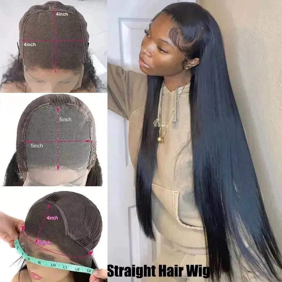 Body wave Lace Front Wig Brazilian Human Hair Wig For Women Prepluck 13x4 Lace Frontal Wig Human Hair Wig 4x4 Lace Closure Wig - Godiva Oya Bey