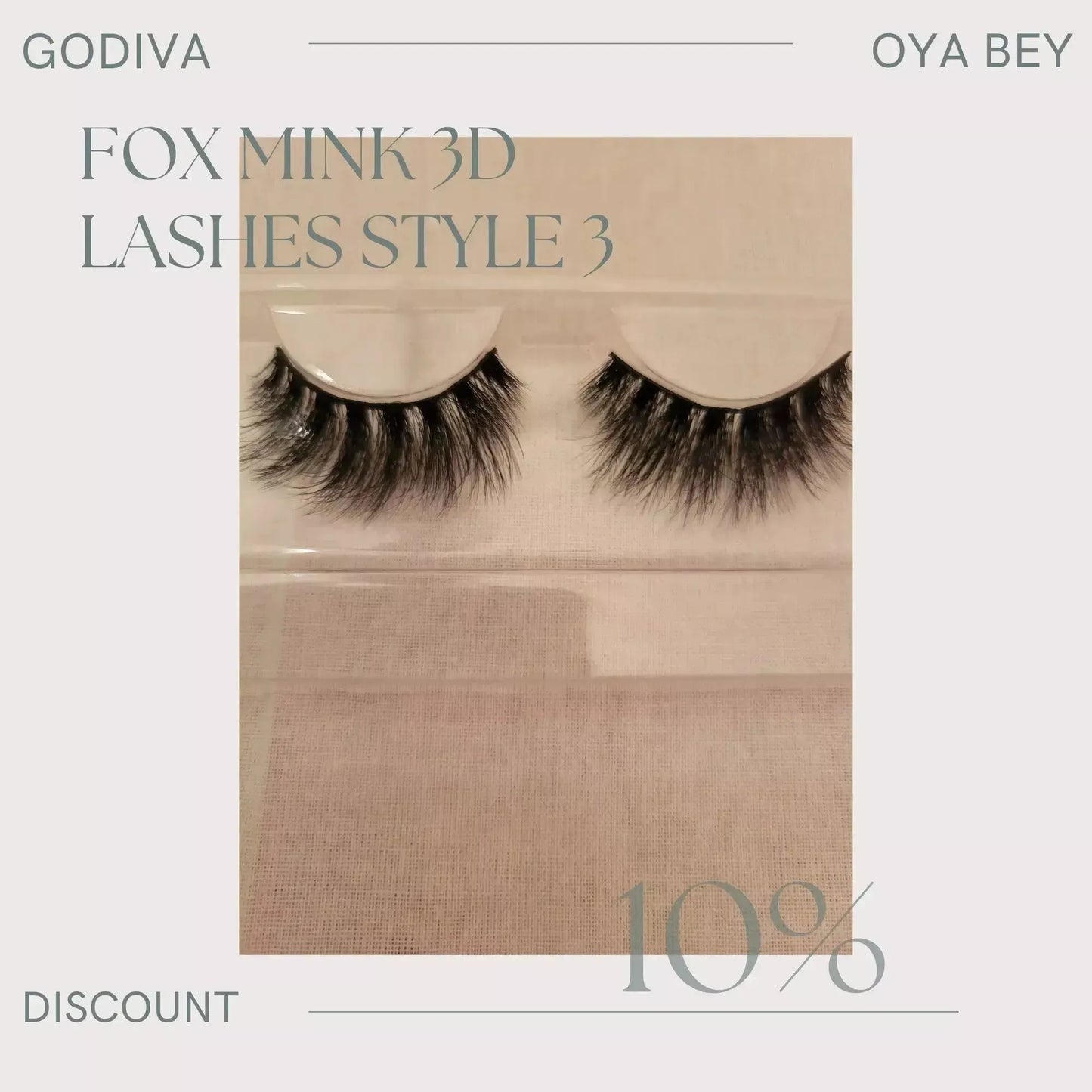 Eyelashes 3D 15mm Style 3 - Godiva Oya Bey