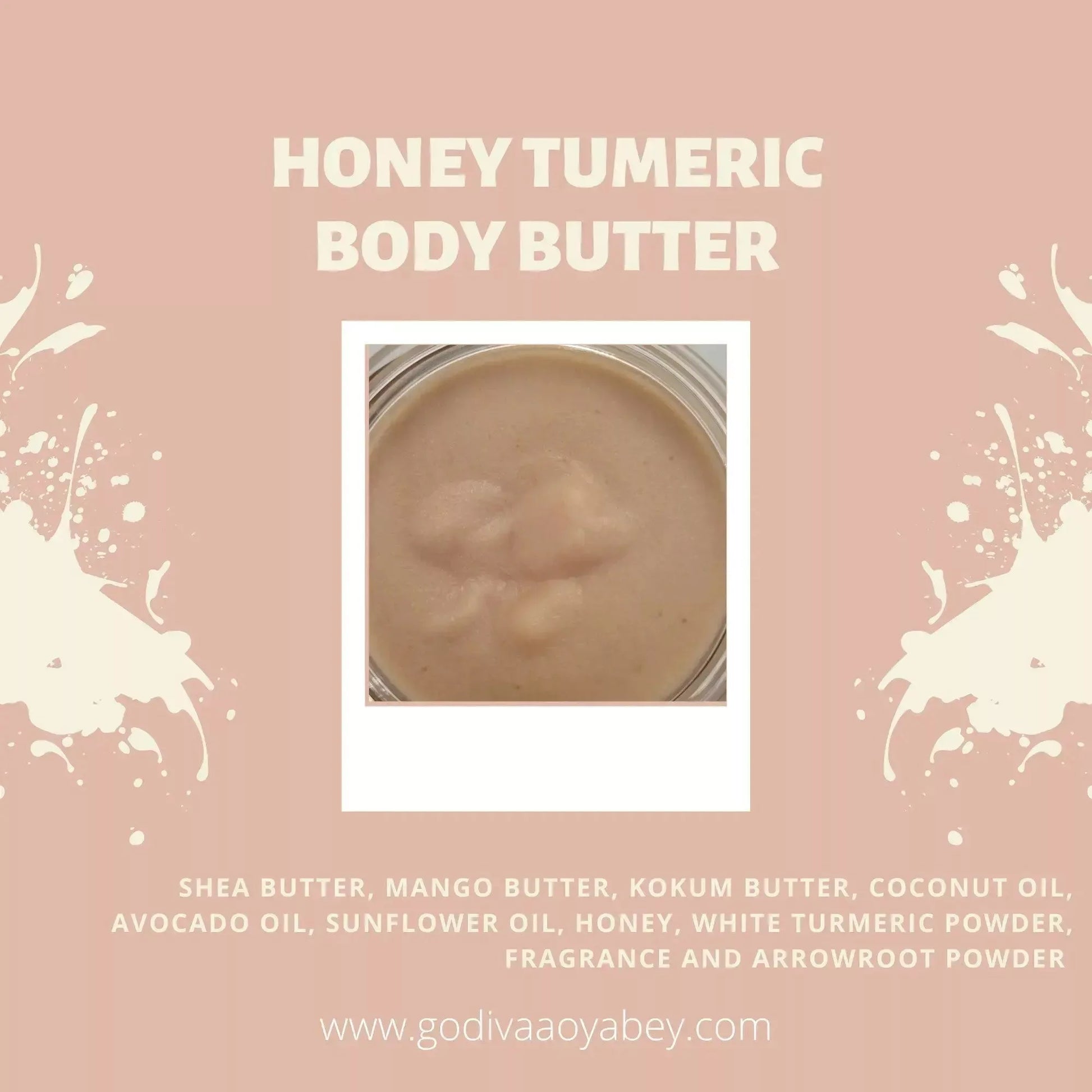 Honey & Turmeric Body Butter - Godiva Oya Bey