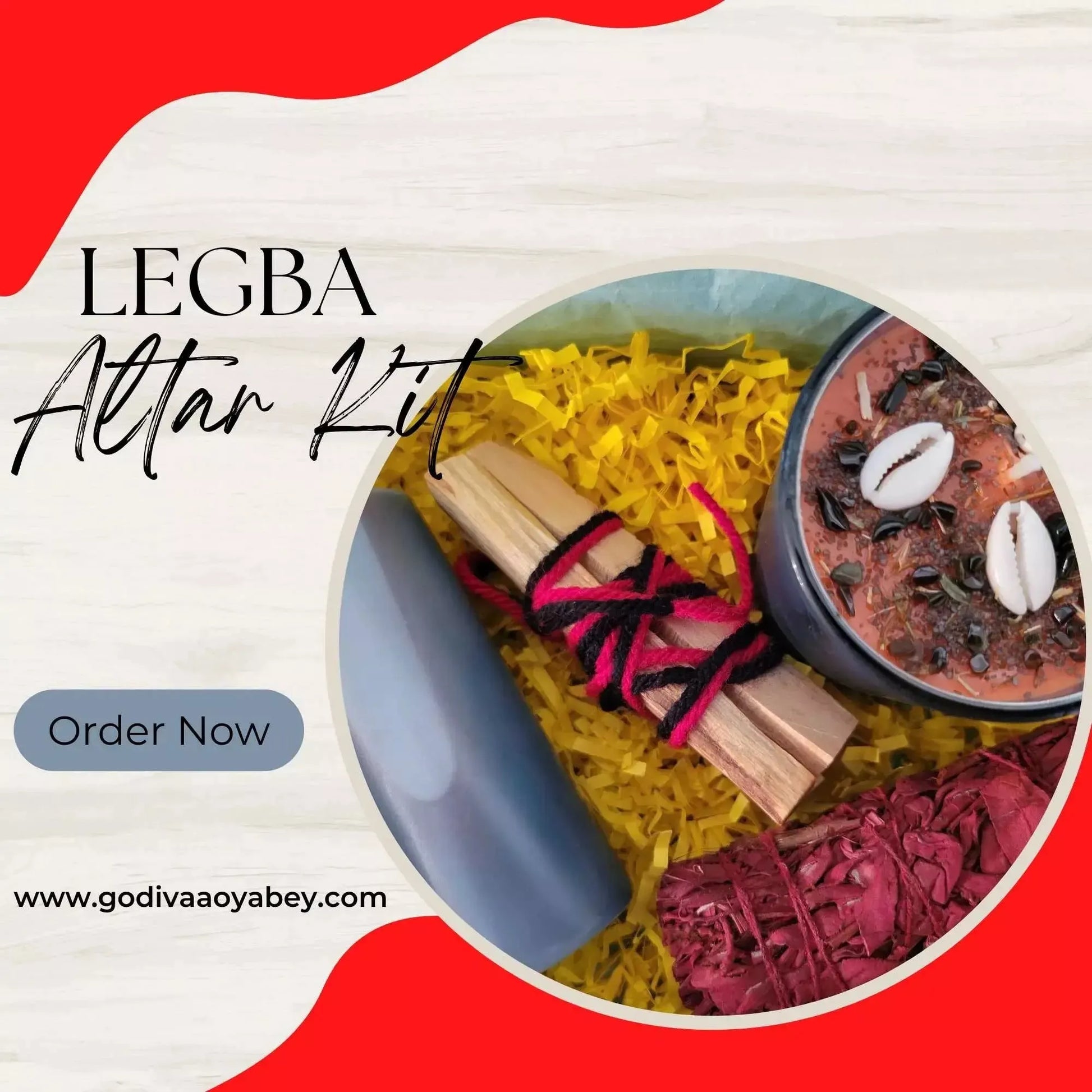 Legba Altar Kit - Godiva Oya Bey