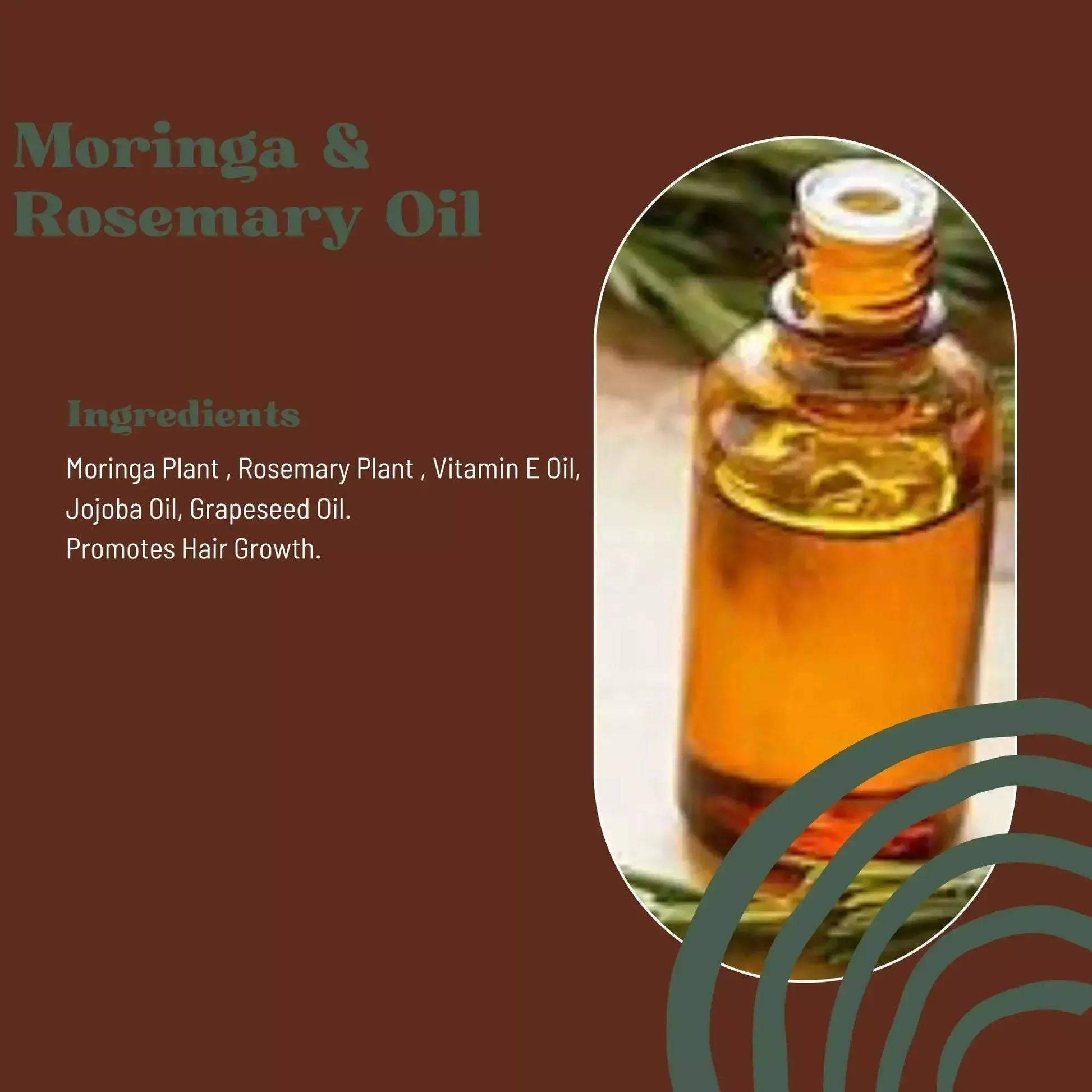 Moringa & Rosemary Oil - Godiva Oya Bey