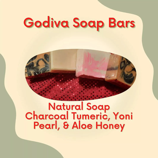 Natural turmeric soap. Godiva Charcoal Tumeric Bar - Godiva Oya Bey