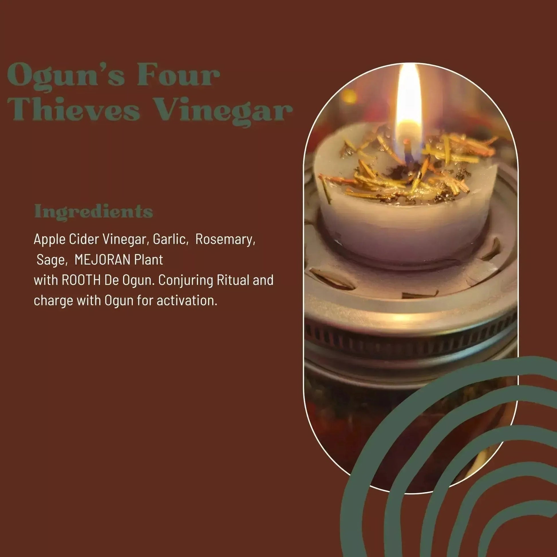 Ogun's Four Thieves Vinegar - Godiva Oya Bey