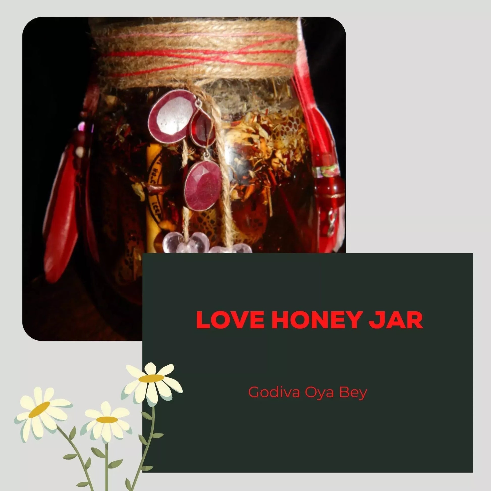 Oshun Love Honey Jar - Godiva Oya Bey