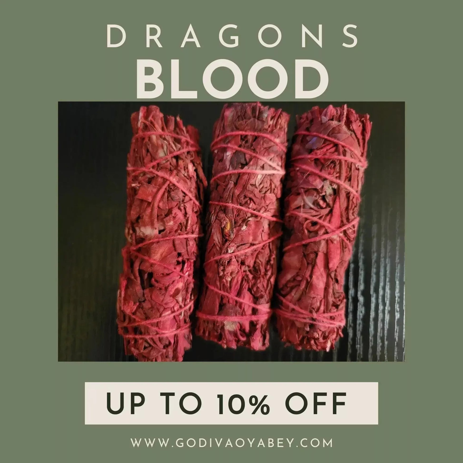 Red Dragon Blood Sage Bundle - Godiva Oya Bey