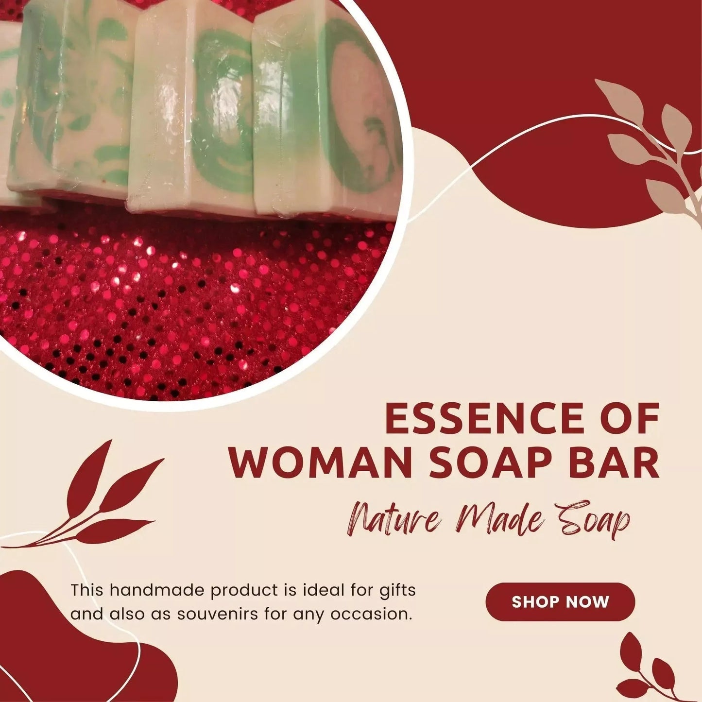 Scented Bar Soap. Essence Of Woman Soap Bar - Godiva Oya Bey