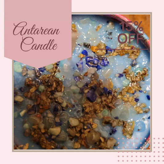 Scented candles. Antarean Star Seed Blessed Candle - Godiva Oya Bey